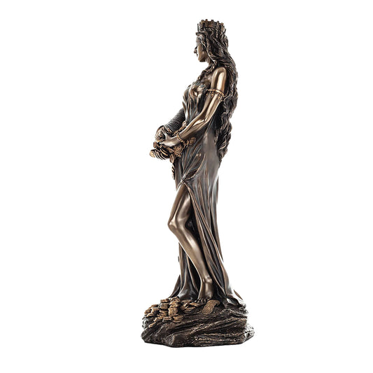 Fortuna Goddess of Luck Statue – 71cm Veronese Cold-Cast Bronze Roman Mythology Figurine