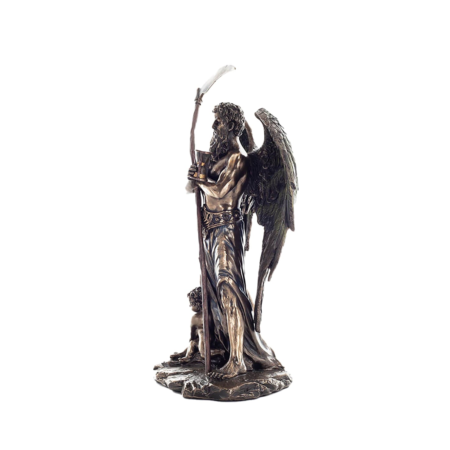 Chronos (Father Time) Statue – 27.5cm Veronese Cold-Cast Bronze Figurine