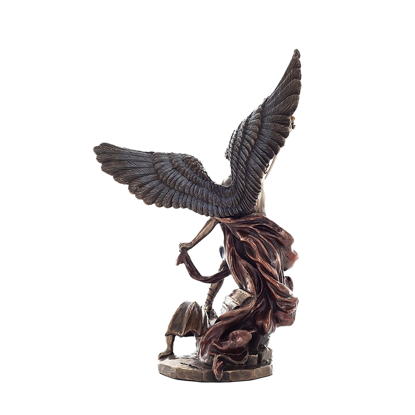 Archangel Saint Michael 20cm Veronese Cold-Cast Bronze Statue – Defender of Heaven Figurine