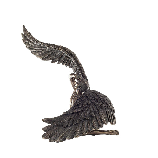 Fallen Angel 27.5cm Veronese Cold-Cast Bronze Statue – Symbol of Despair and Redemption