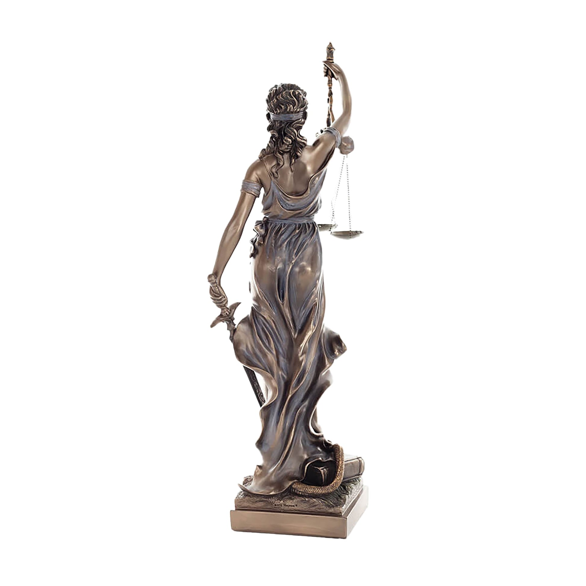 Themis Goddess of Justice Statue – Veronese 50cm bronze sculpture for law office décor
