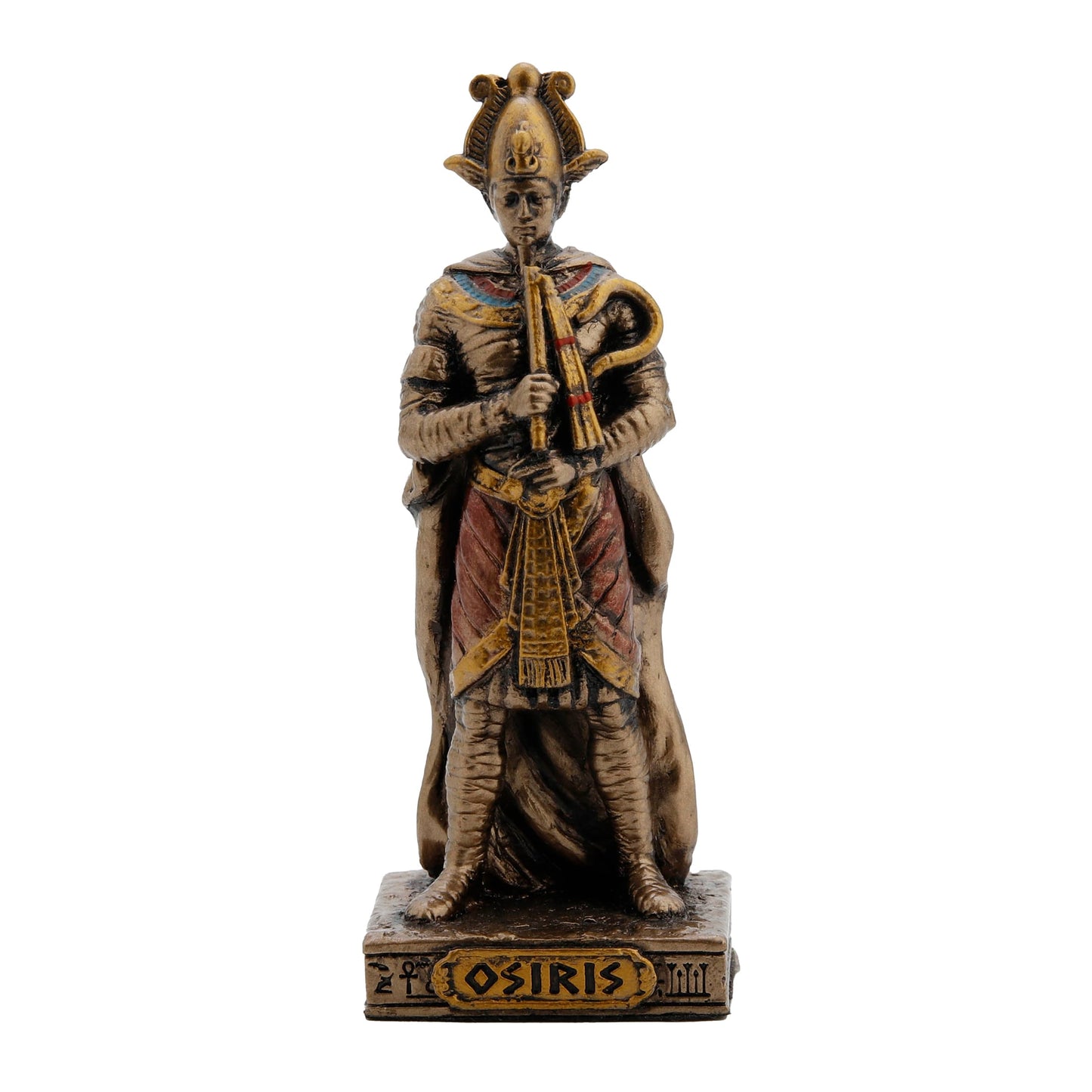 Osiris – Egyptian God of Resurrection Cold Cast Bronze Statue (8.5cm) by Veronese Design