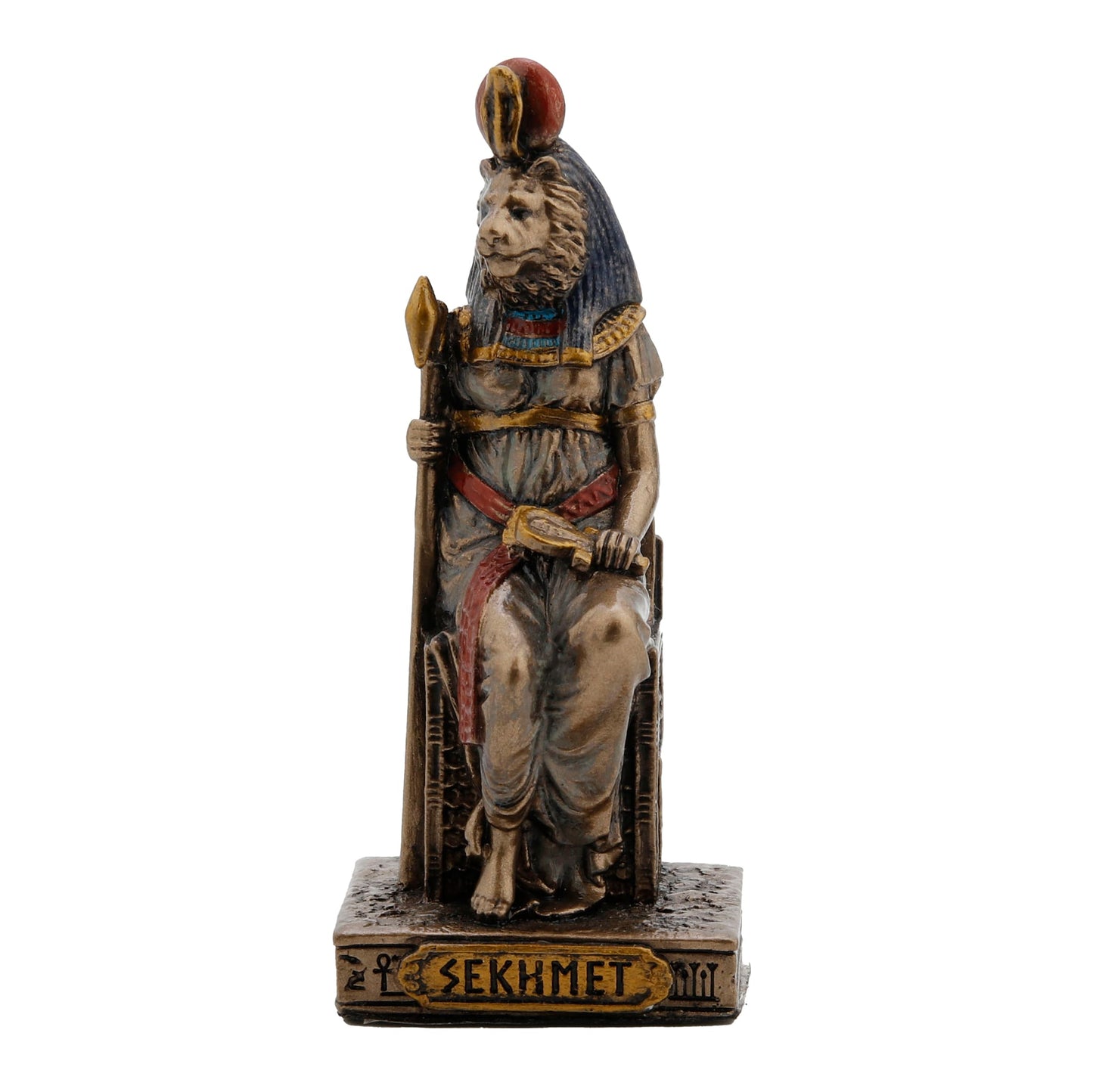 Sekhmet – Egyptian Goddess of War & Healing Cold Cast Bronze Statue (8.5cm) by Veronese Design