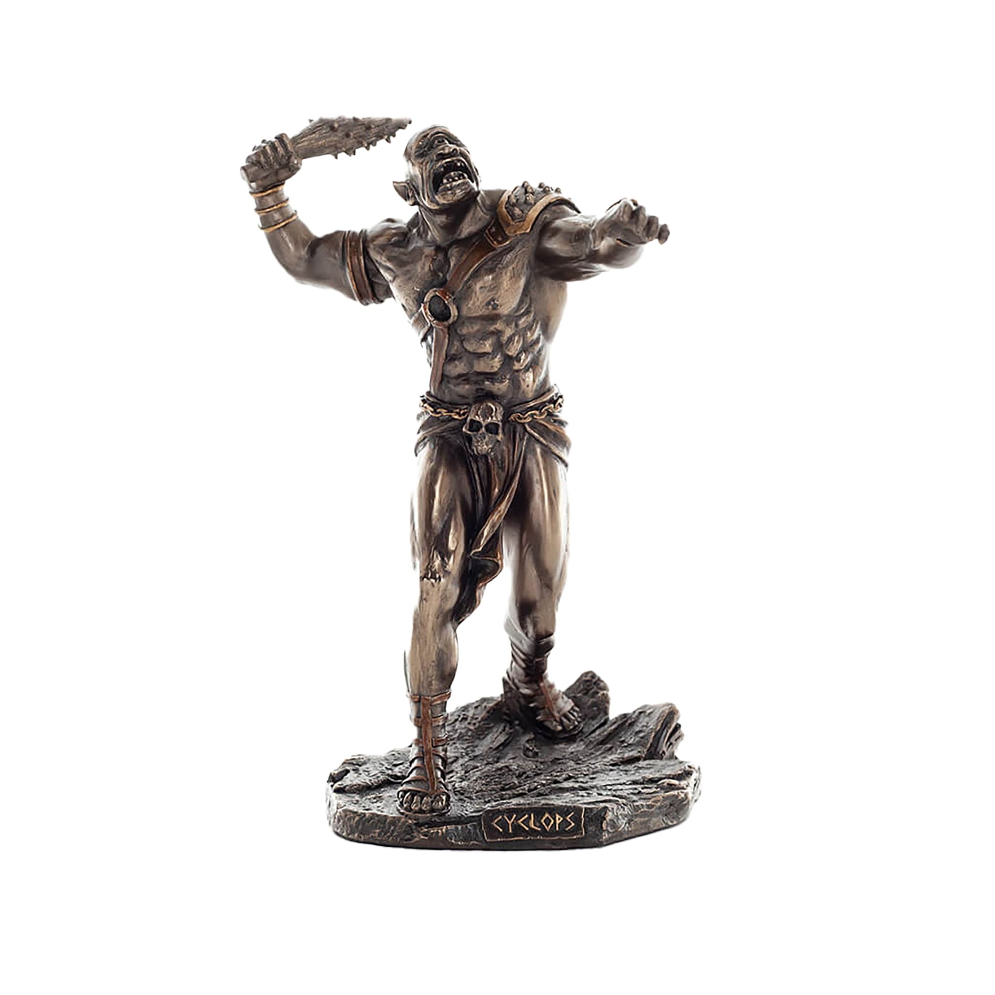 Cyclops Statue front view, cold-cast bronze, 21 cm