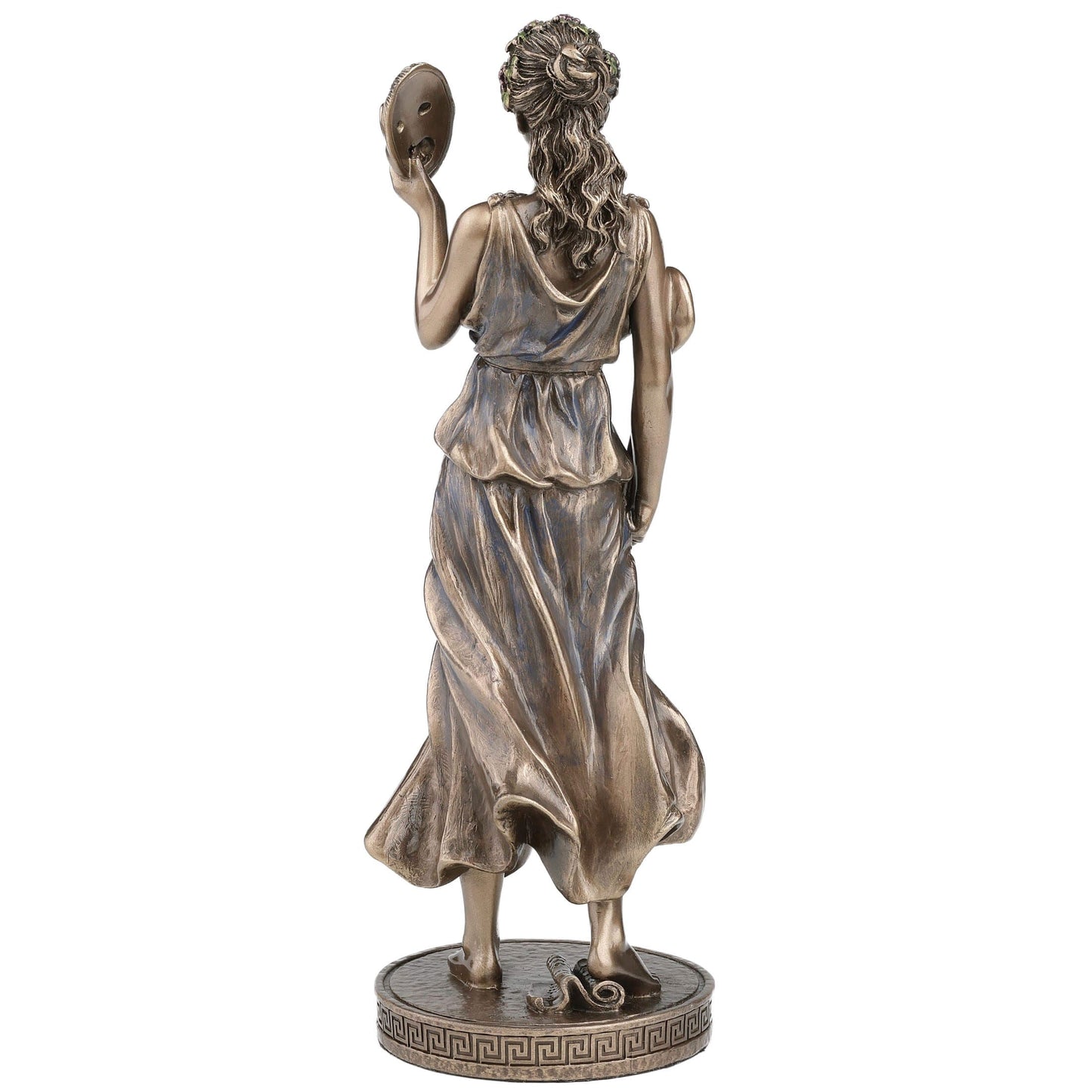 Thalia Muse of Comedy Statue – 23cm Veronese Cold-Cast Bronze Greek Mythology Figurine