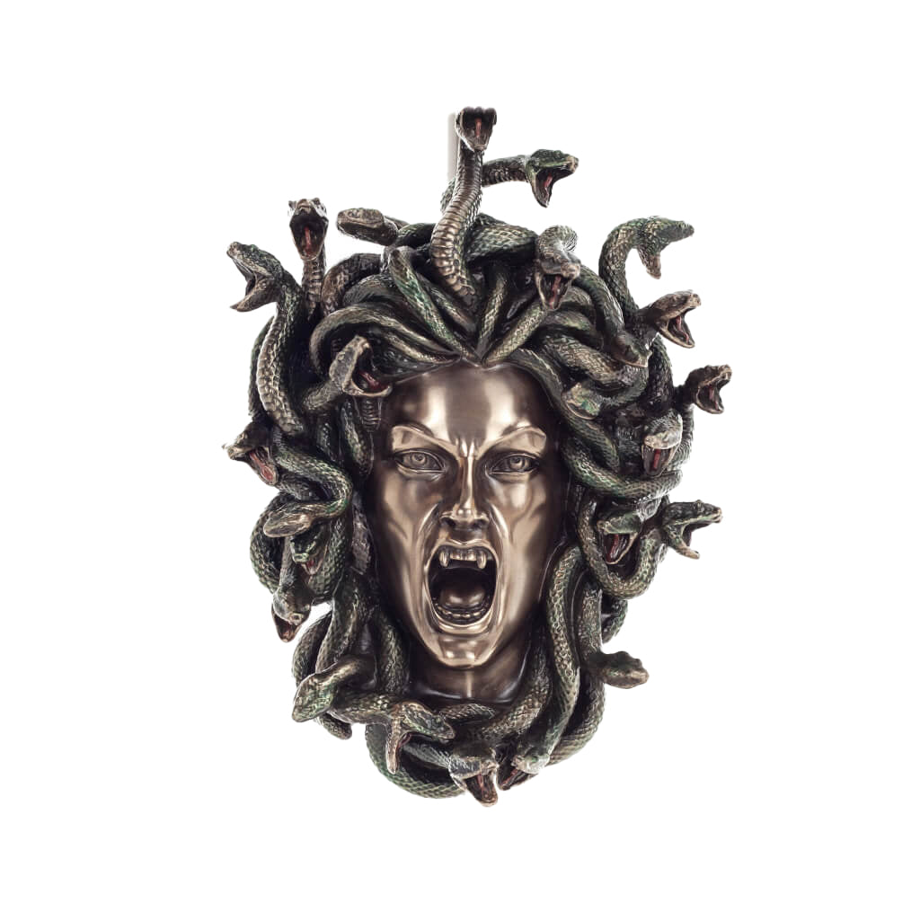 Medusa Head 19cm Wall Plaque Veronese Statue