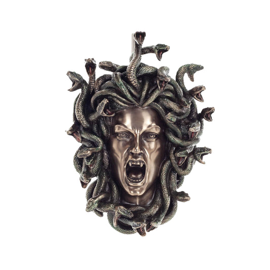 Medusa Head 19cm Wall Plaque Veronese Statue