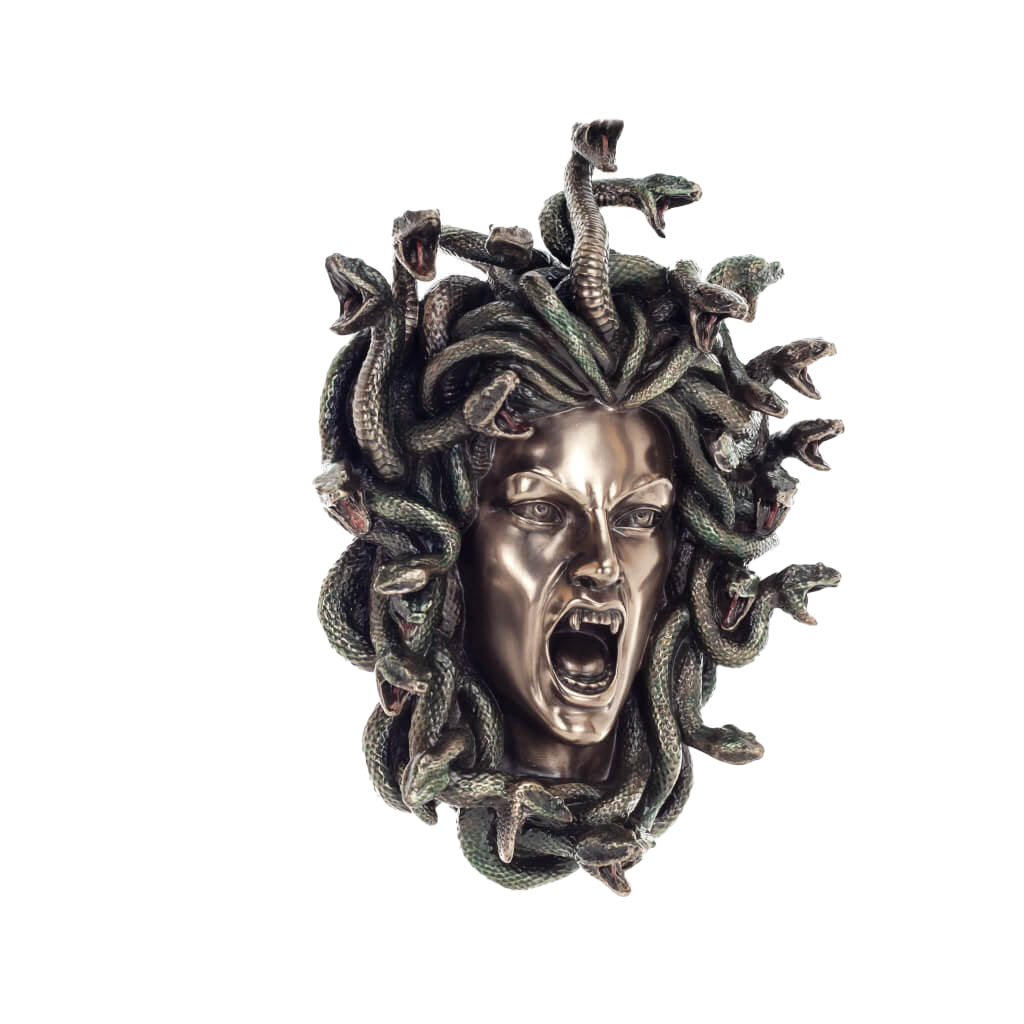 Medusa Head 19cm Wall Plaque Veronese Statue