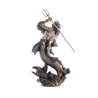 Poseidon Greek Olympian God 28,5cm Veronese Statue