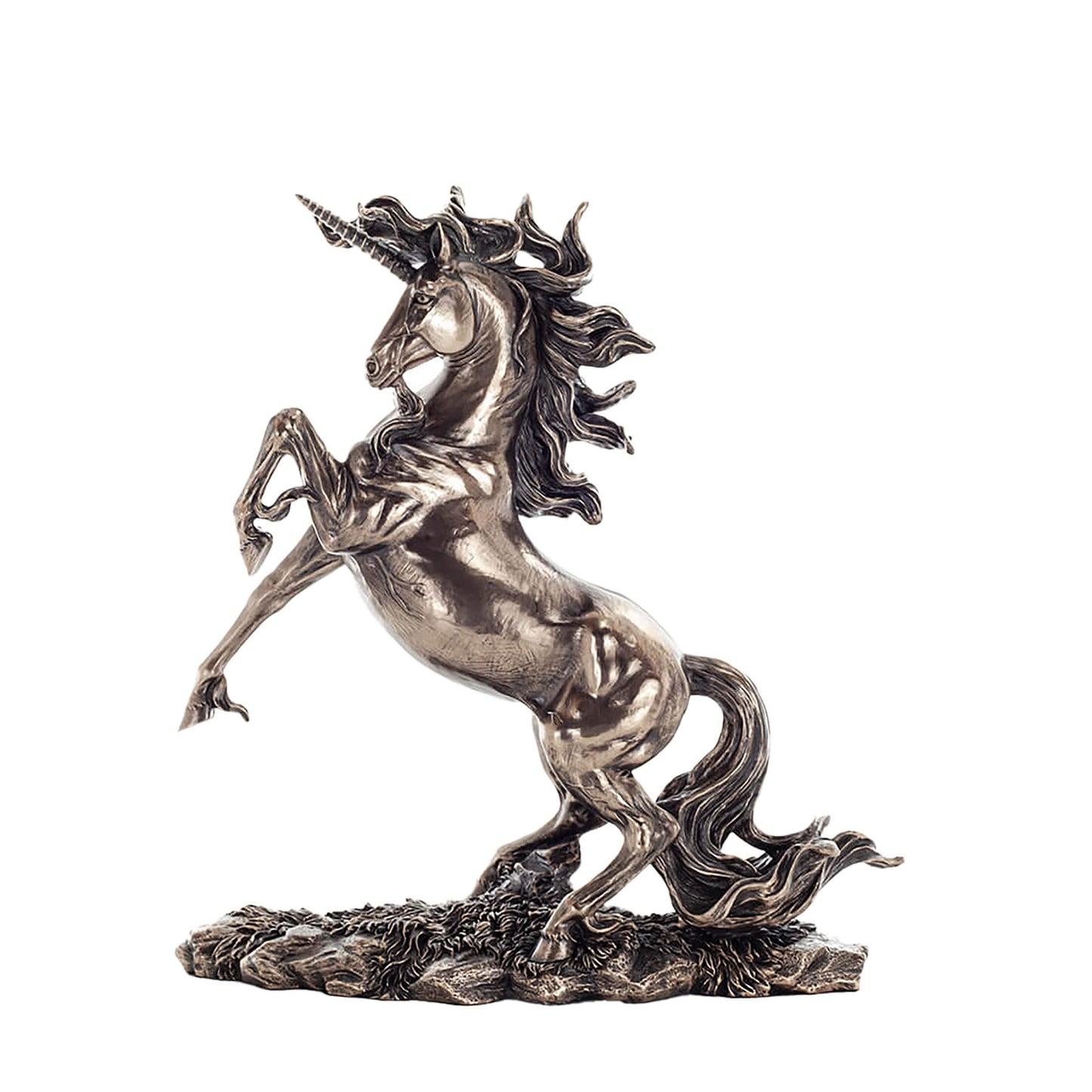 Unicorn 30cm Veronese Cold-Cast Bronze Statue – Majestic Fantasy Horse Figurine