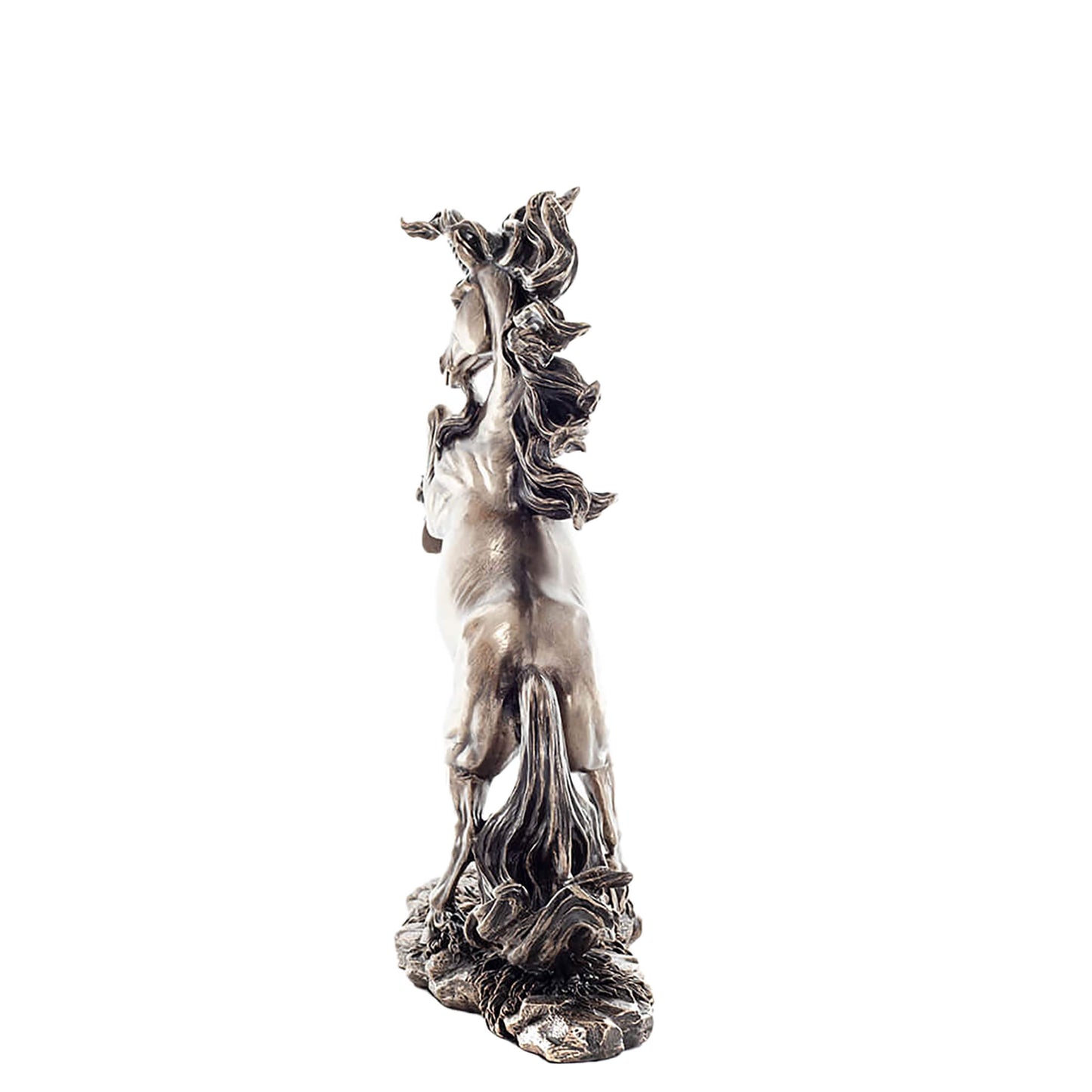Unicorn 30cm Veronese Cold-Cast Bronze Statue – Majestic Fantasy Horse Figurine