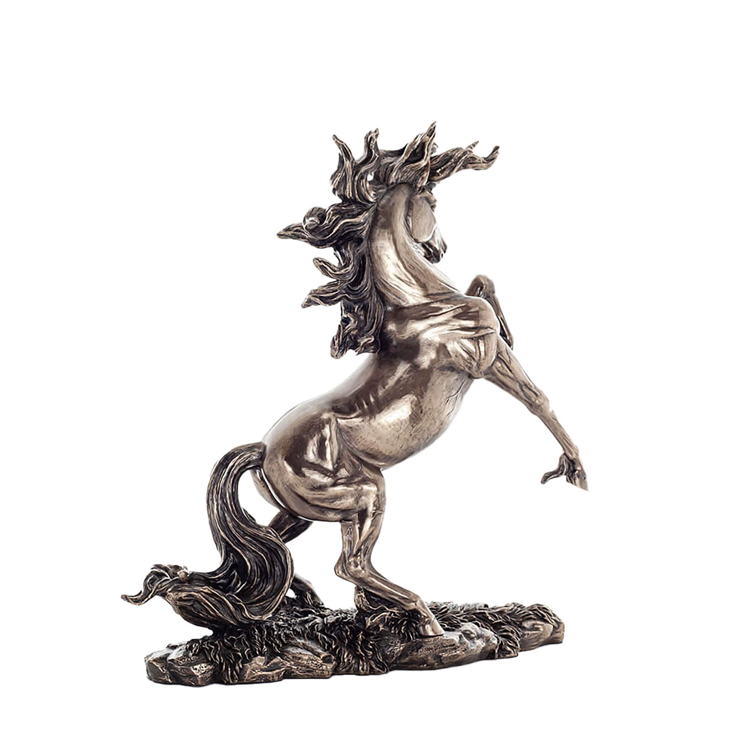 Unicorn 30cm Veronese Cold-Cast Bronze Statue – Majestic Fantasy Horse Figurine
