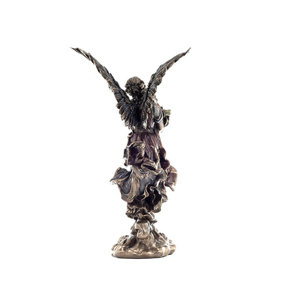 Guardian Angel with Child 27cm Veronese Cold-Cast Bronze Statue – Symbol of Protection and Love