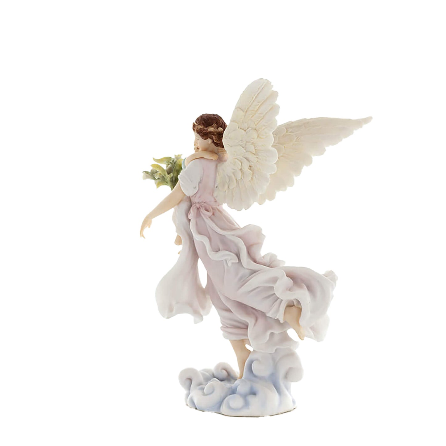 Guardian Angel with Child 27cm Hand-Painted Statue – Symbol of Love and Protection