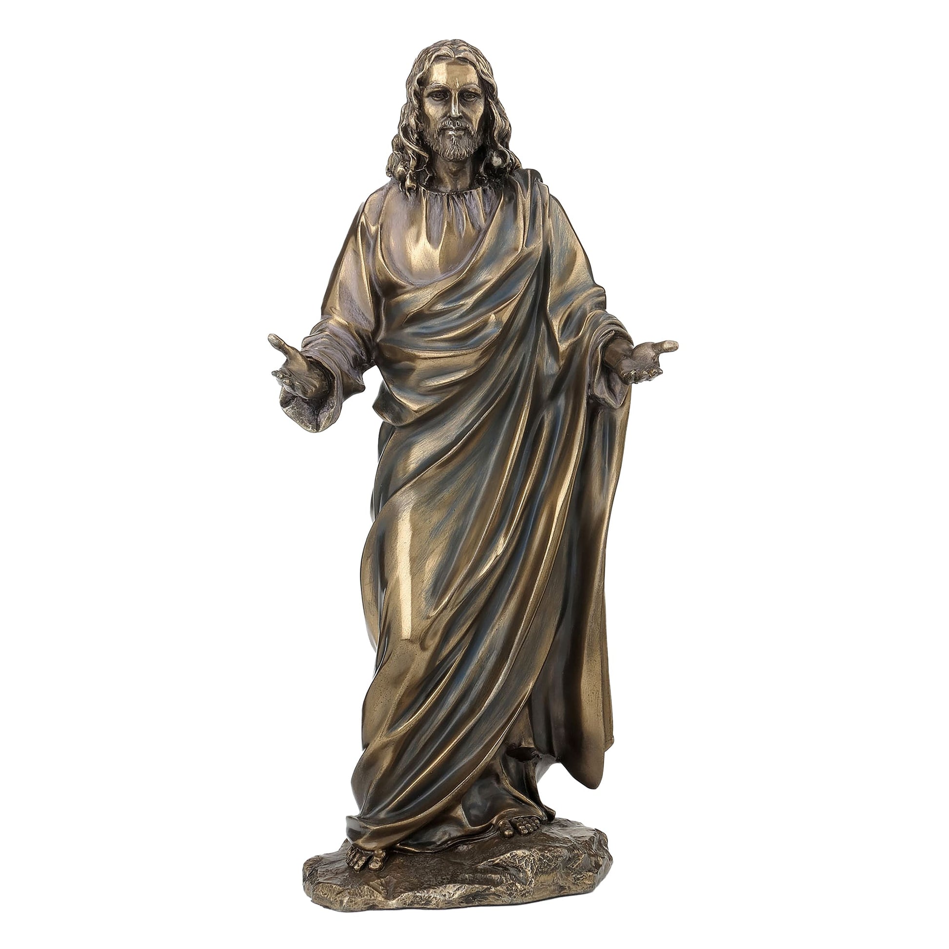 Jesus Christ 30cm Veronese Cold-Cast Bronze Statue – Sacred Christian Figurine
