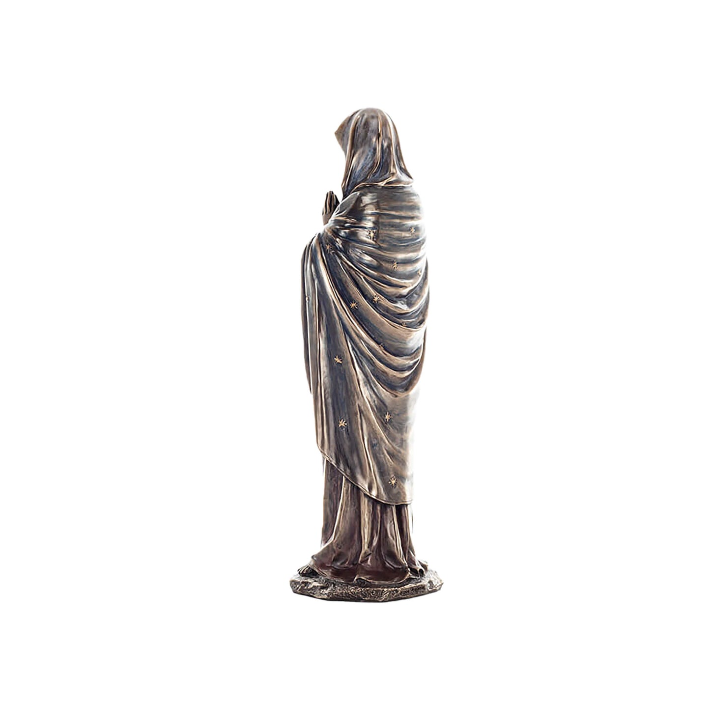 Virgin Mary 30cm Veronese Cold-Cast Bronze Statue – Praying Madonna Figurine
