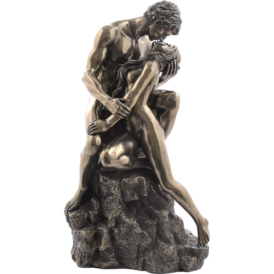 Lovers 28cm Romantic Embrace Veronese Cold-Cast Bronze Statue