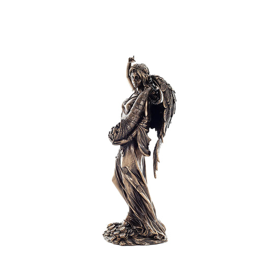 Fortuna Goddess of Luck Statue – 29,5cm Veronese Cold-Cast Bronze Roman Mythology Figurine