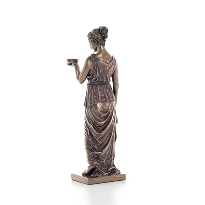 Hebe 31cm Goddess of Youth Veronese Cold-Cast Bronze Statue