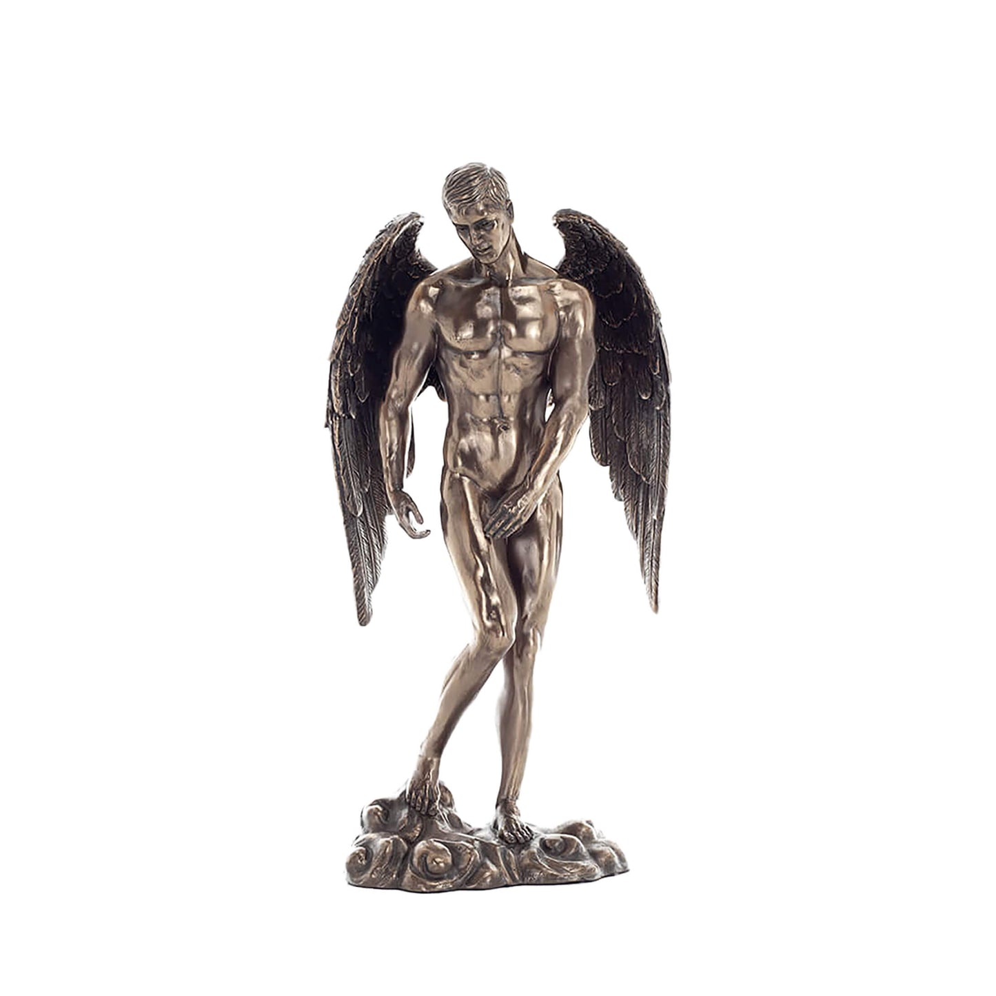 Fallen Angel 28.5cm Veronese Cold-Cast Bronze Statue – Symbol of Loss and Redemption