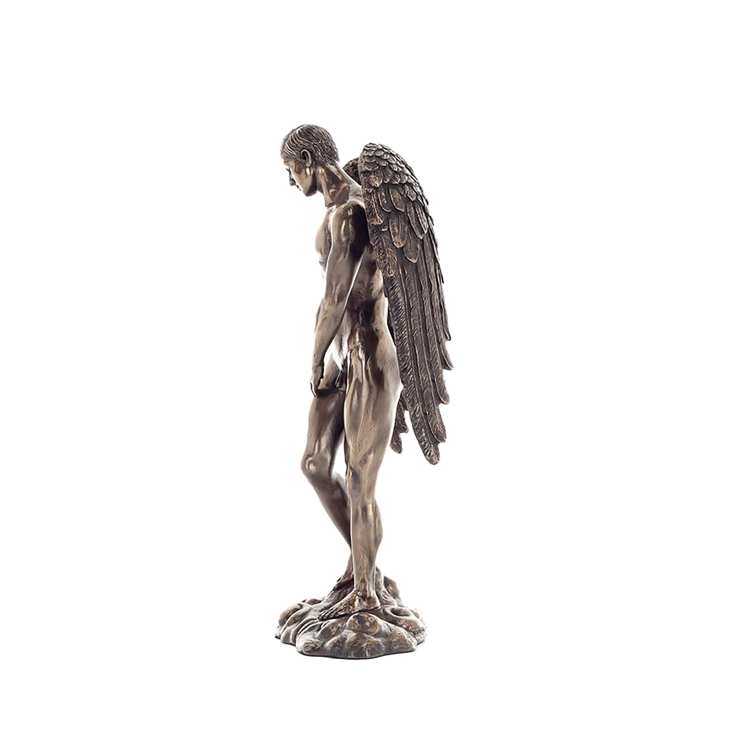 Fallen Angel 28.5cm Veronese Cold-Cast Bronze Statue – Symbol of Loss and Redemption