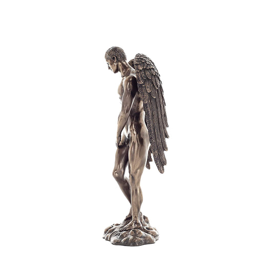 Fallen Angel 28.5cm Veronese Cold-Cast Bronze Statue – Symbol of Loss and Redemption