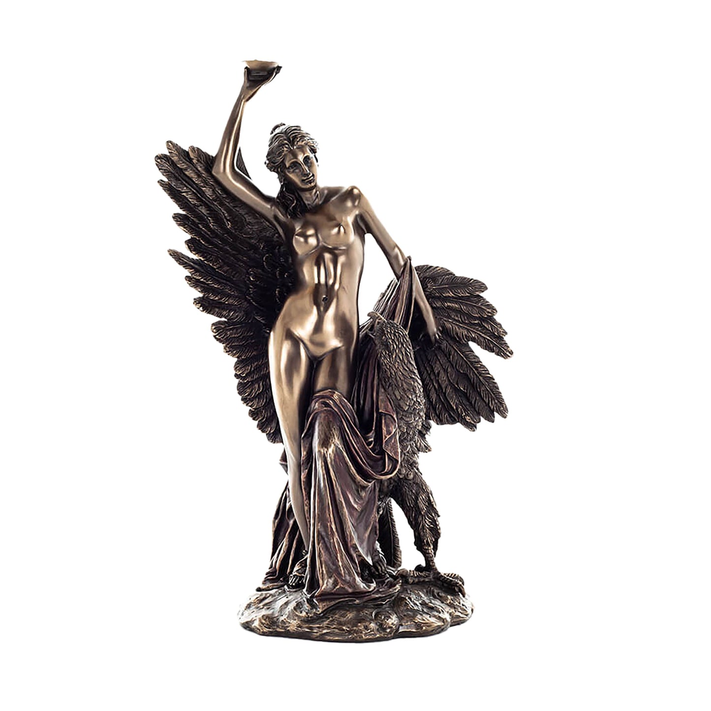 Hebe Goddess of Youth Statue – 30cm Veronese Cold-Cast Bronze Greek Mythology Figurine