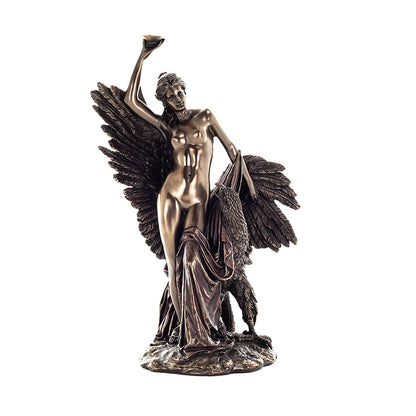 Hebe Goddess of Youth Statue – 30cm Veronese Cold-Cast Bronze Greek Mythology Figurine