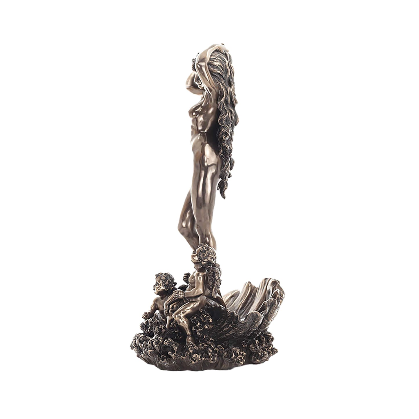 Aphrodite Rising from the Sea Statue – Veronese 72cm Cold-Cast Bronze Greek Goddess Figurine