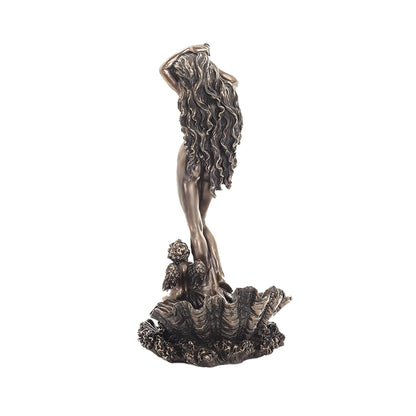 Aphrodite Rising from the Sea Statue – Veronese 72cm Cold-Cast Bronze Greek Goddess Figurine
