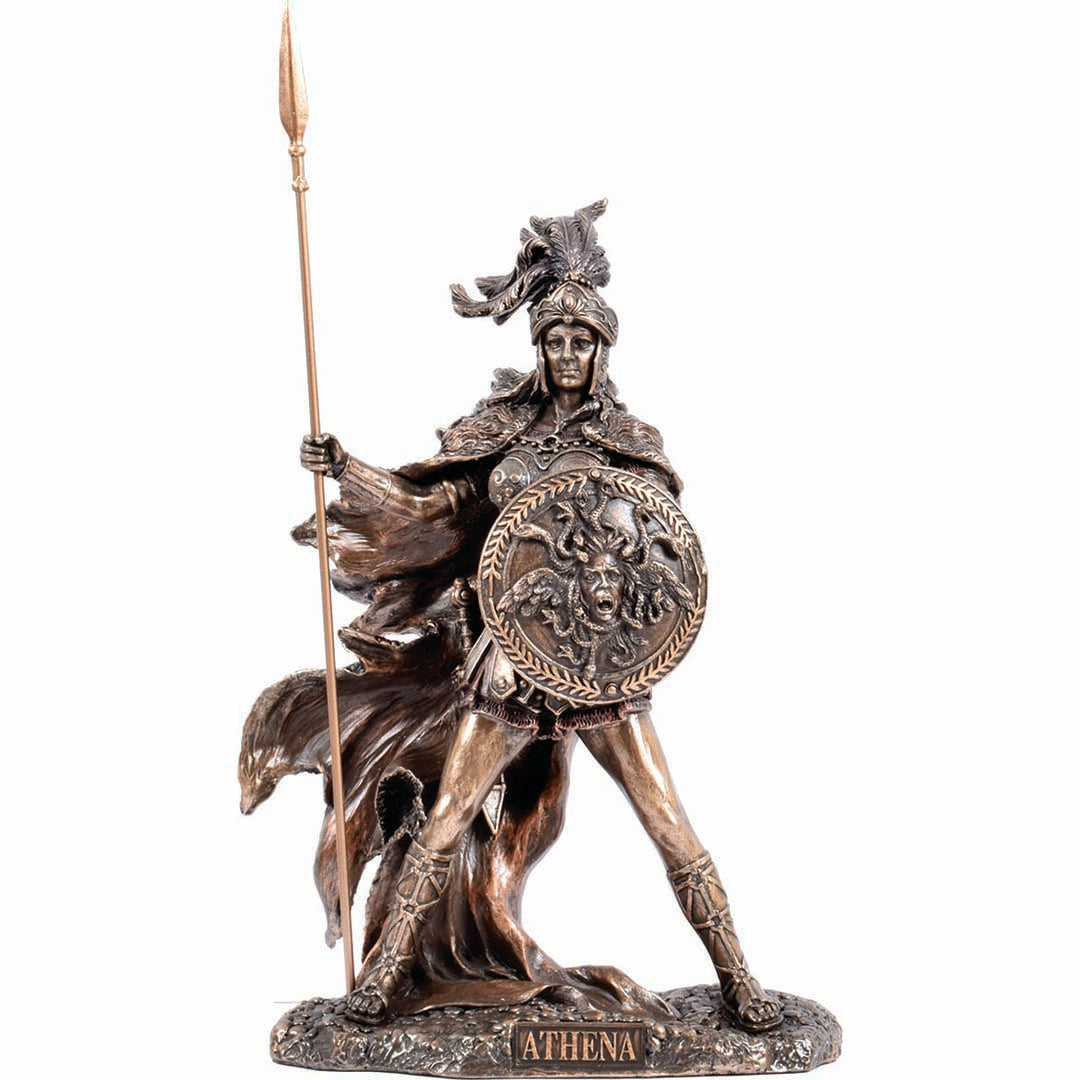 Athena Goddess of Wisdom and War 26cm Veronese Statue