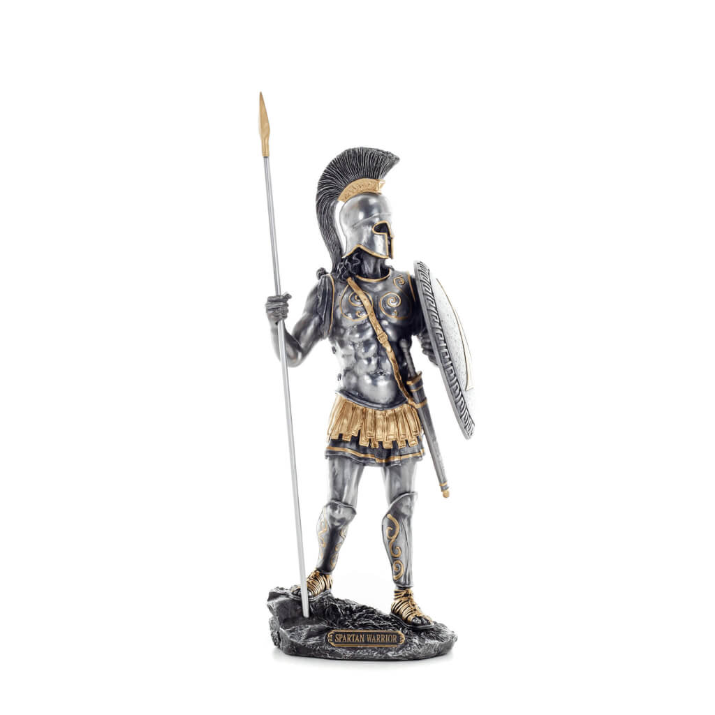 Greek Spartan Warrior 36cm Veronese Statue