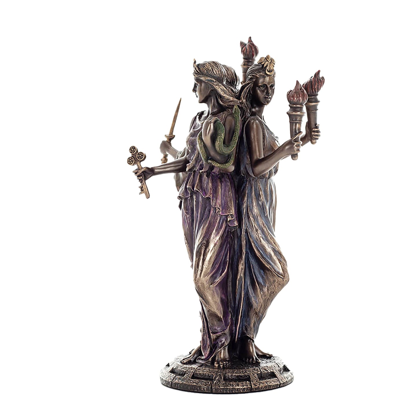 Hecate Triple Goddess – 21cm Veronese Cold-Cast Bronze Statue