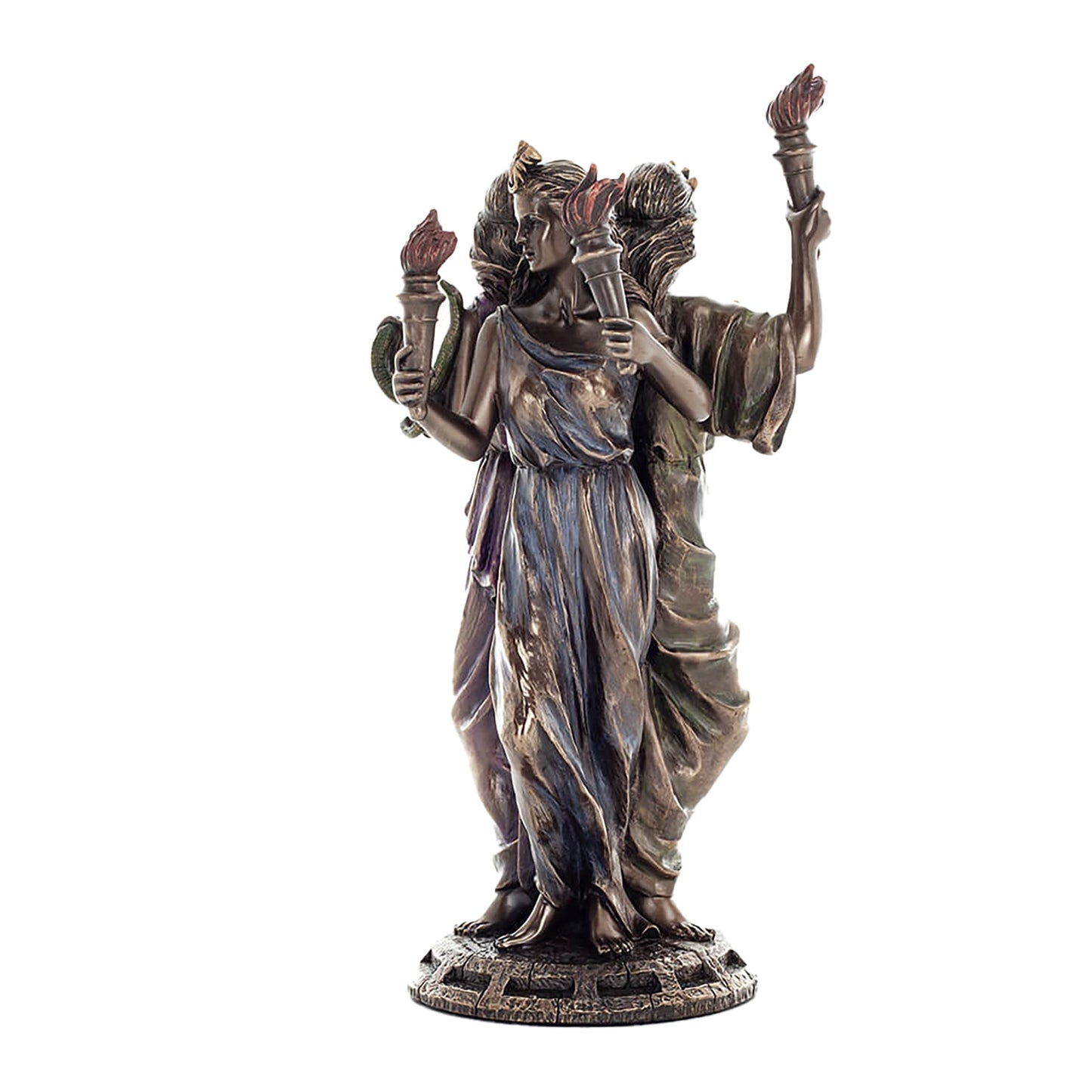 Hecate Triple Goddess – 21cm Veronese Cold-Cast Bronze Statue