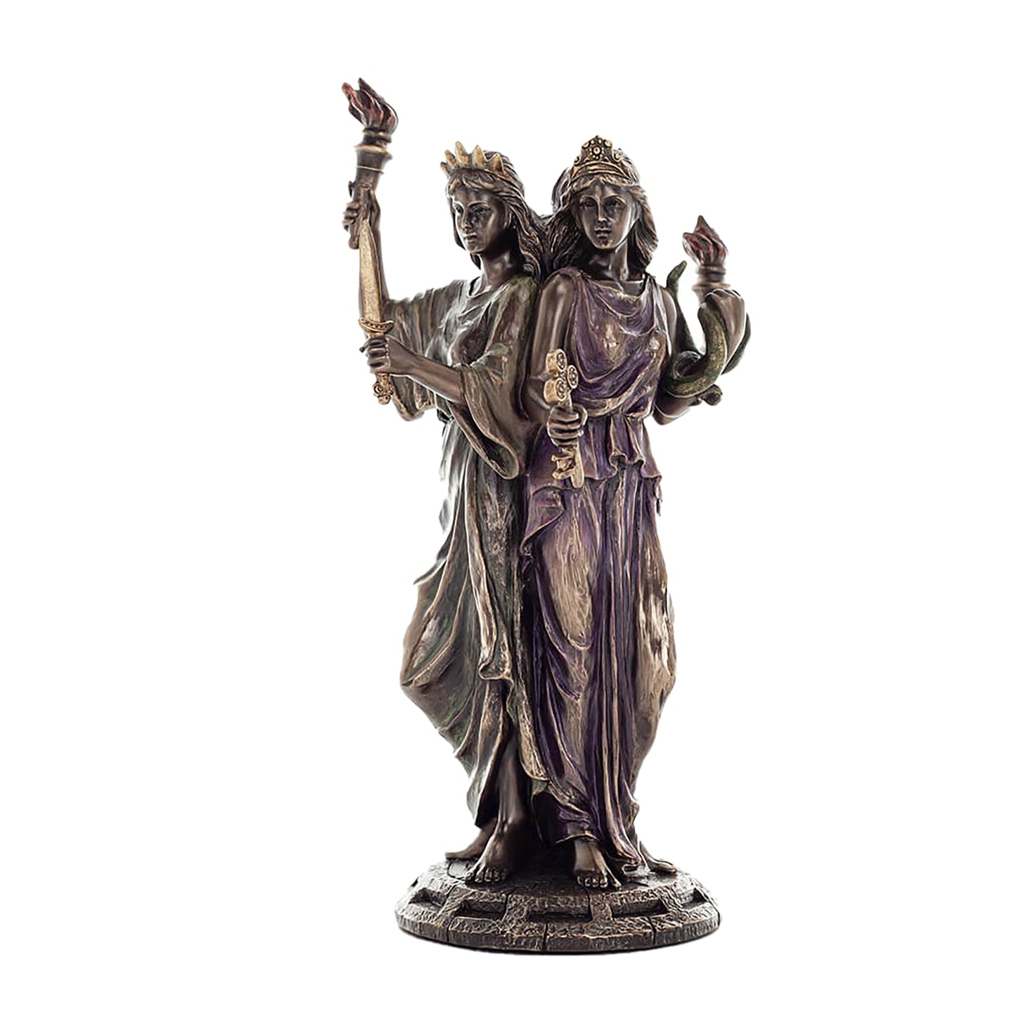 Hecate Triple Goddess – 21cm Veronese Cold-Cast Bronze Statue