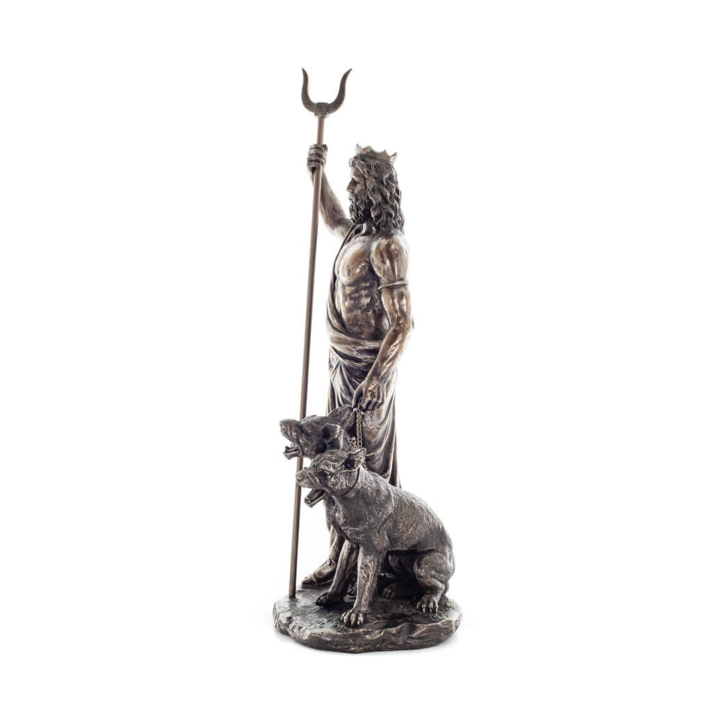 Hades Greek God Of The Underworld 32,5cm Veronese Statue