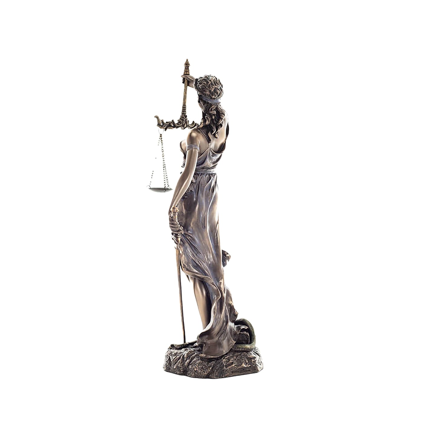 Themis Goddess of Justice Statue – 30cm Veronese Cold-Cast Bronze Greek Mythology Figurine