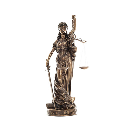 Themis Goddess of Justice Statue – 60cm Veronese Cold-Cast Bronze Greek Mythology Figurine