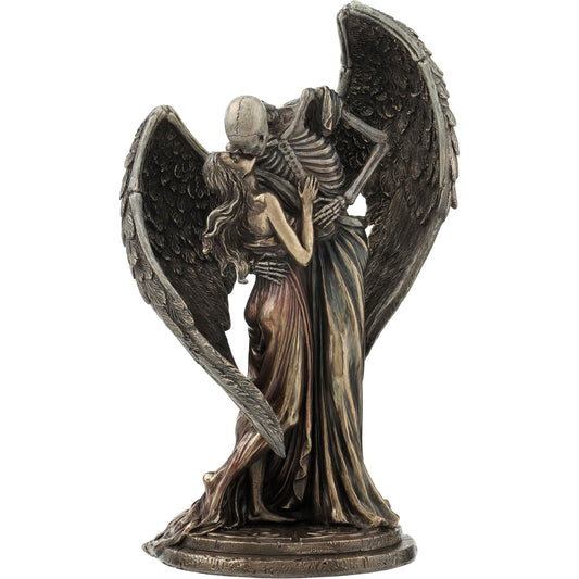 Death 27cm Angel of Death & Mortal Love Veronese Cold-Cast Bronze Statue