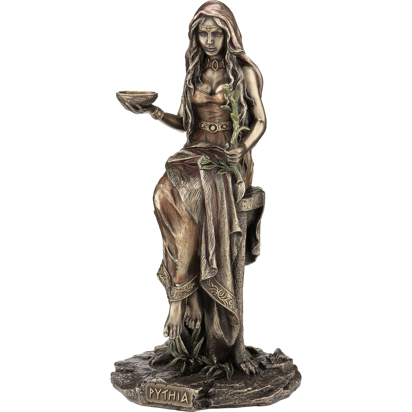 Pythia Greek Oracle 26cm Veronese Cold-Cast Bronze
