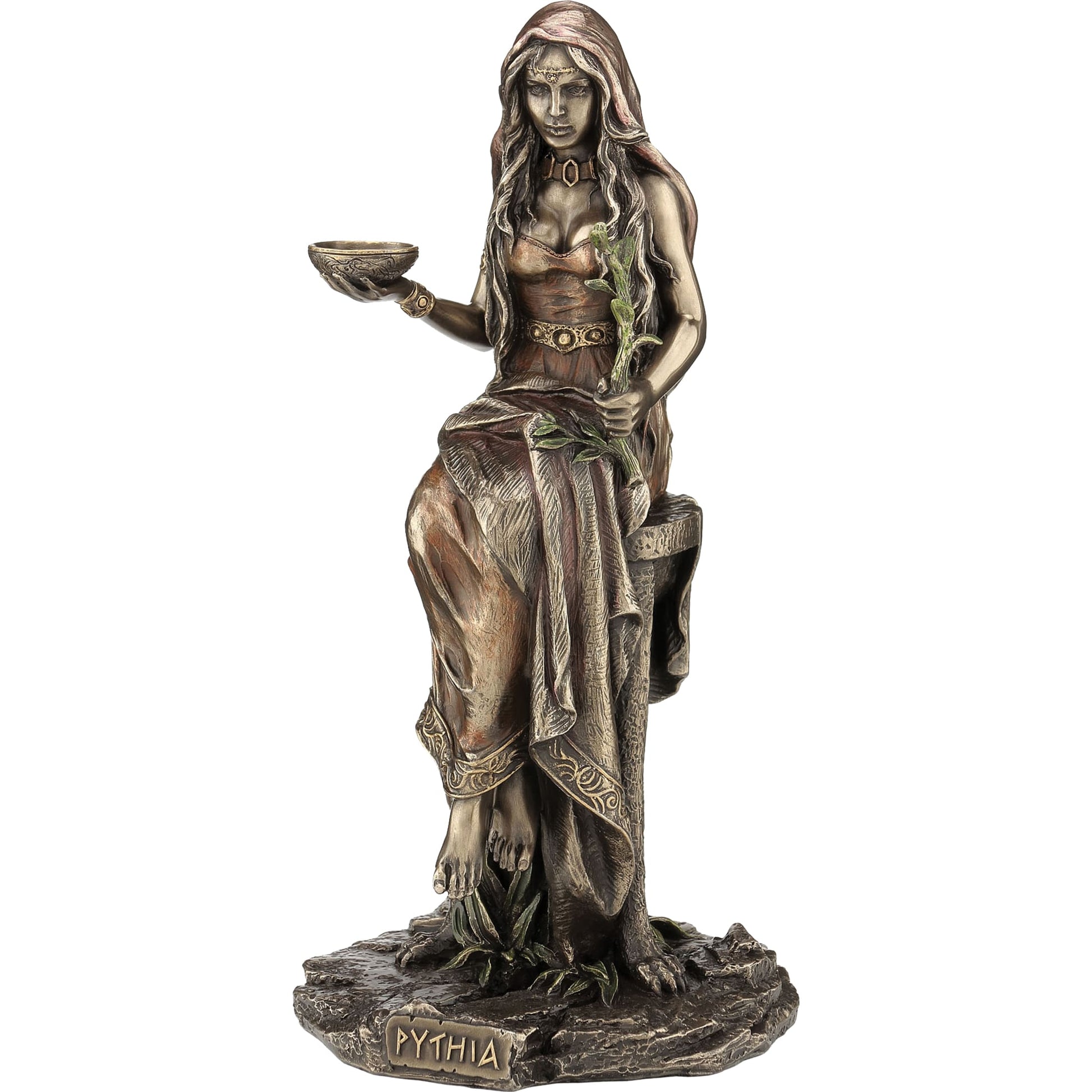 Pythia Greek Oracle 26cm Veronese Cold-Cast Bronze