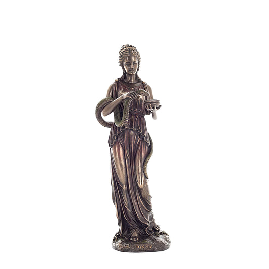 Hygeia Greek Goddess of Health Statue – 27.5cm Veronese bronze figurine