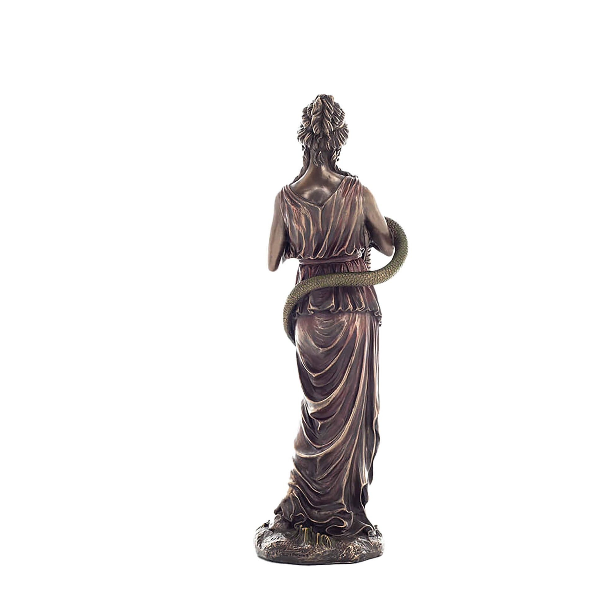 Hygeia Greek Goddess of Health Statue – Greek mythology bronze sculpture