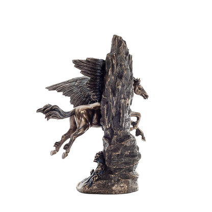 Pegasus 35cm Veronese Cold-Cast Bronze Statue – Majestic Winged Horse of Mythology
