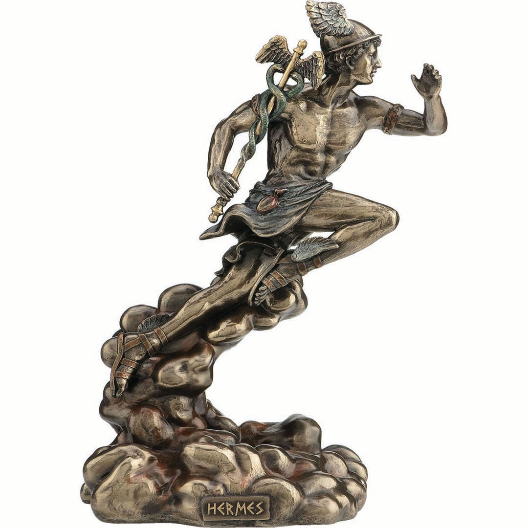 Hermes Greek Olympian God 22cm Veronese Statue