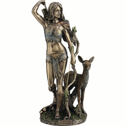 Artemis Goddess of the hunt and the wild 25cm Veronese Statue