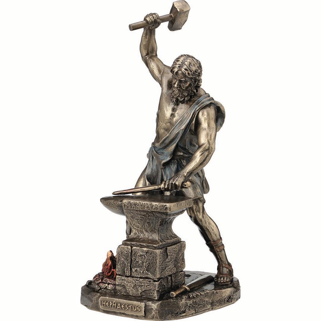 Hephaestus Greek God 22cm Veronese Statue