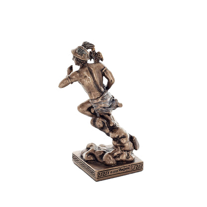 Hermes, Greek God of Travel & Communication Miniature Statue – 8.7cm Veronese Cold-Cast Bronze Figurine
