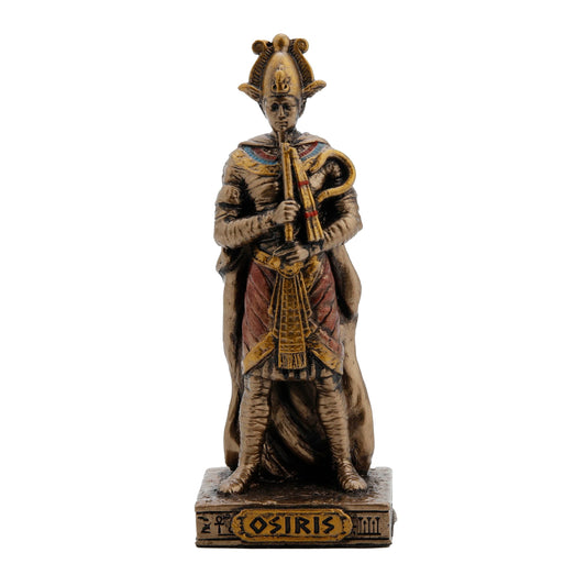 Osiris – Egyptian God of Resurrection Cold Cast Bronze Statue (8.5cm) by Veronese Design