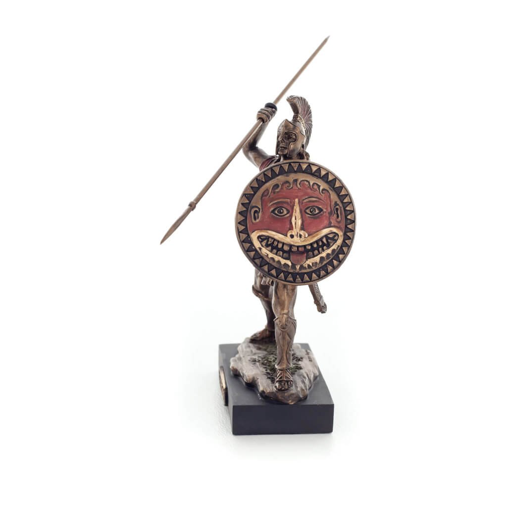 Greek Spartan Warior Miniature Statue 12,5cm Veronese Statue